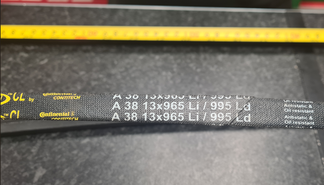 how to measure a v belt 1
